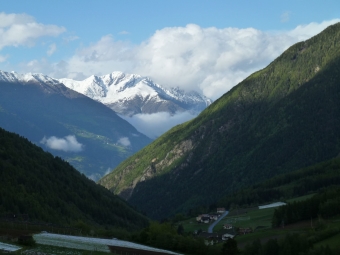 Aussicht Balkon Bergfrieden