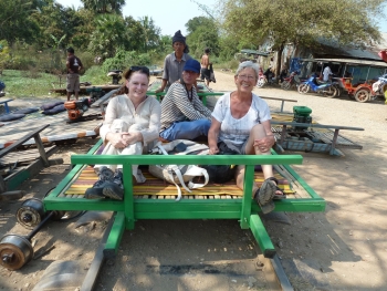 Bamboo train