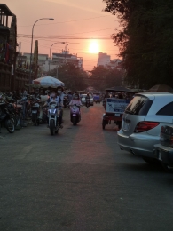 Sonnenuntergang Phnom Penh